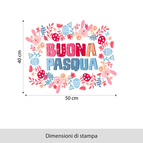 Cornice pasquale | Vetrofania