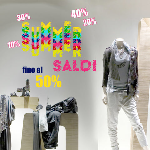 Saldi colorati | Vetrofania