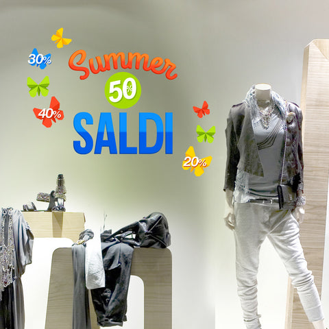 Saldi origami | Vetrofania