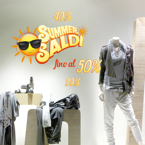 Saldi smile | Vetrofania
