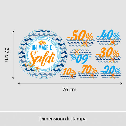 Saldi onde | Vetrofania