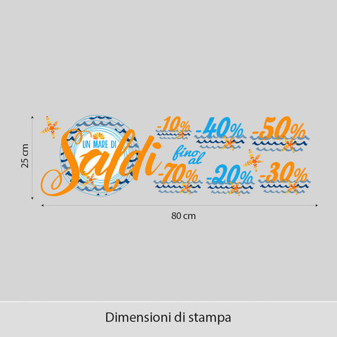 Saldi onde | Vetrofania