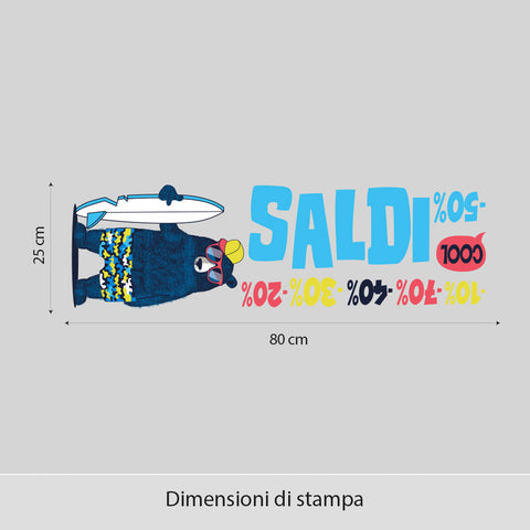 Saldi cool | Vetrofania