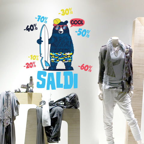Saldi cool | Vetrofania