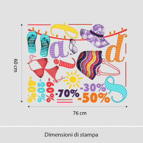 Saldi stesi | Vetrofania