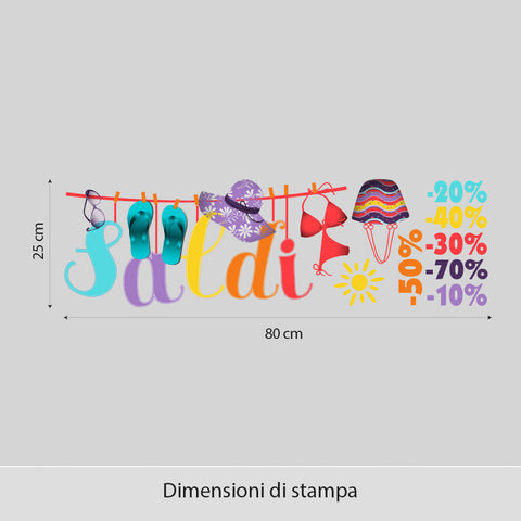 Saldi stesi | Vetrofania