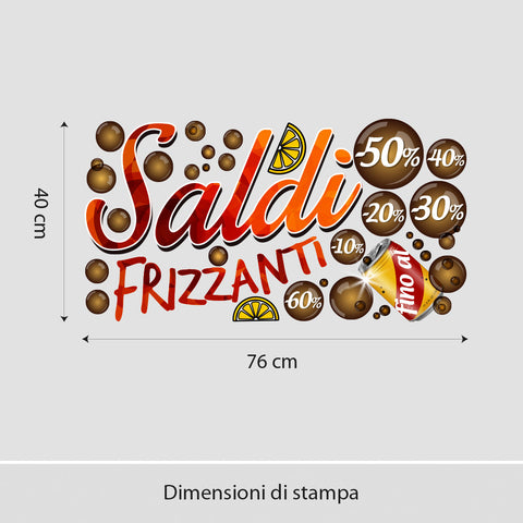 Saldi cola | Vetrofania