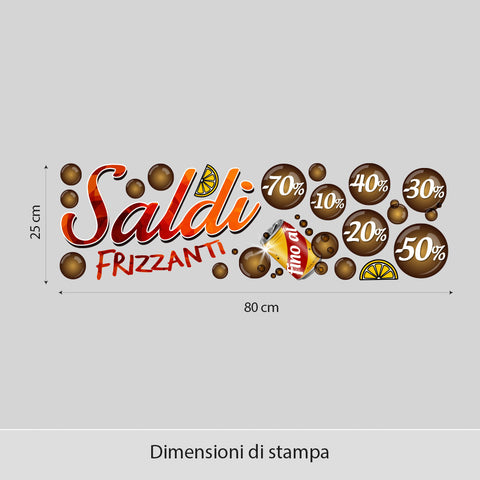 Saldi cola | Vetrofania