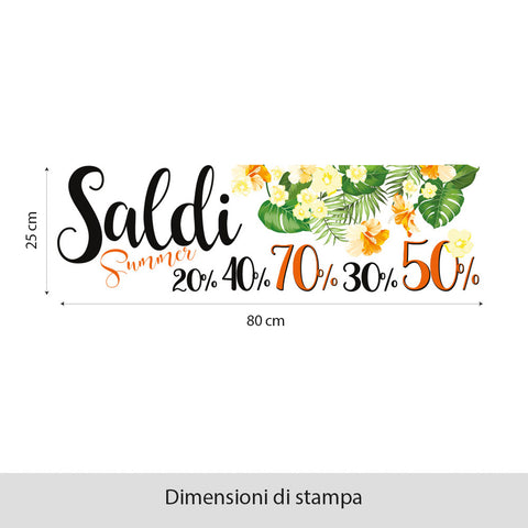 Saldi ibiscus | Vetrofania