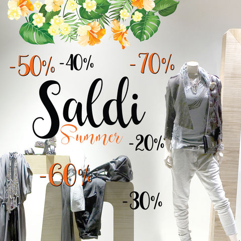 Saldi ibiscus | Vetrofania