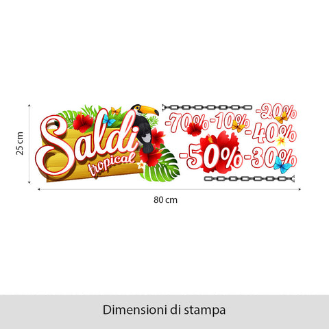 Saldi cartello | Vetrofania