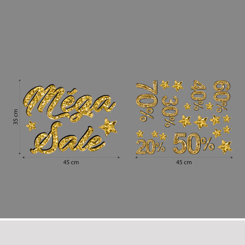 Mega saldi | Vetrofania