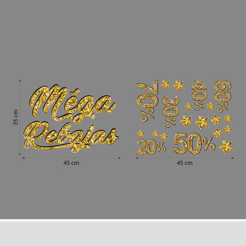 Mega saldi | Vetrofania