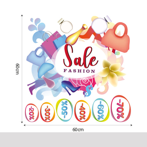 Saldi fashion | Vetrofania