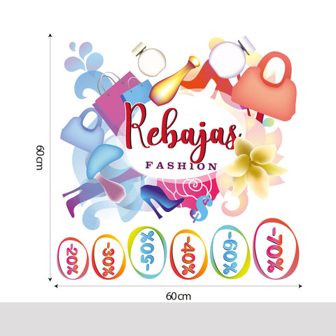 Saldi fashion | Vetrofania