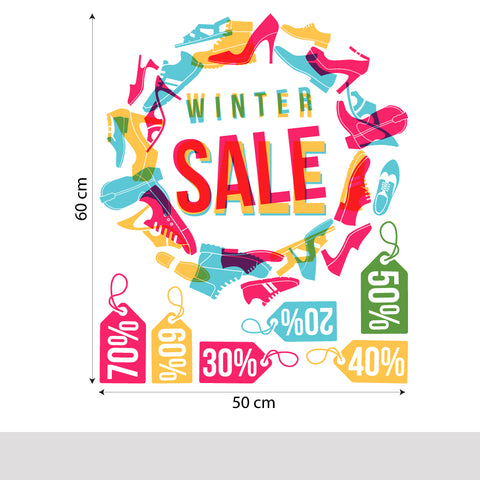 Winter saldi shoes | Vetrofania