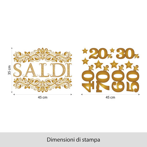 Saldi cornice | Vetrofania