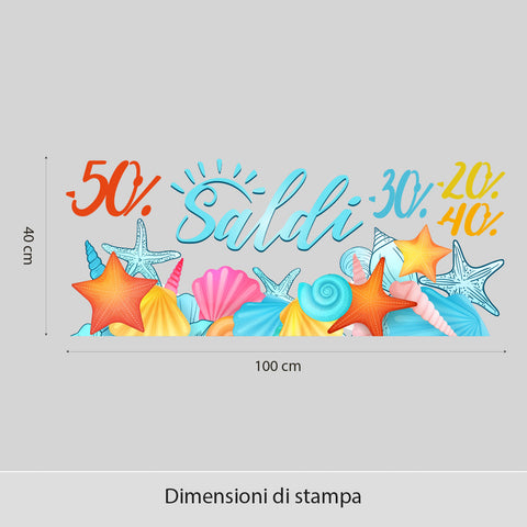 Saldi marini | Vetrofania