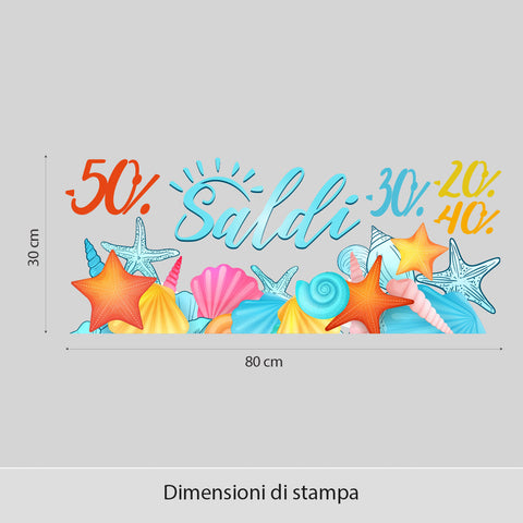 Saldi marini | Vetrofania