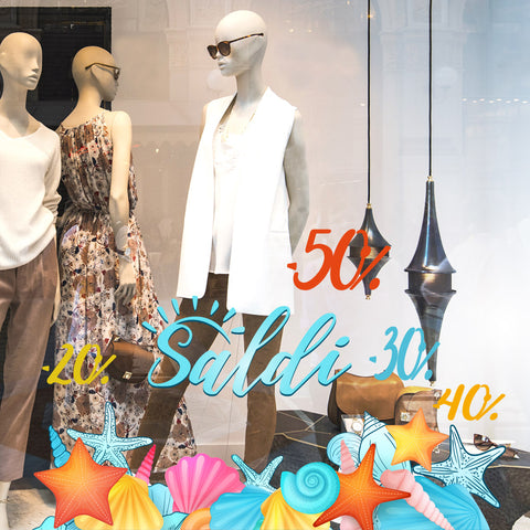 Saldi marini | Vetrofania
