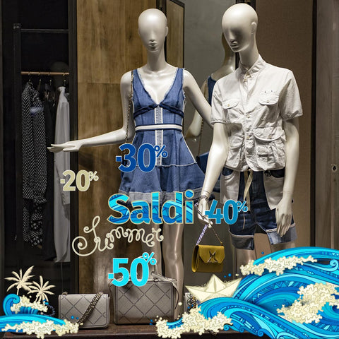 Saldi Onde tropicali | Vetrofania