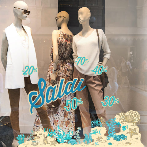 Saldi fondali marini | Vetrofania