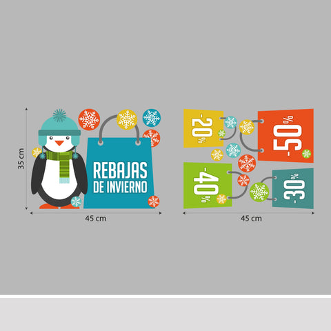 Saldi pinguino | Vetrofania