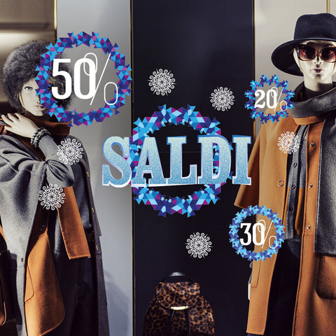 Saldi di ghiaccio | Vetrofania