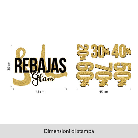 Saldi glam | Vetrofania