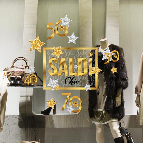Saldi chic | Vetrofania