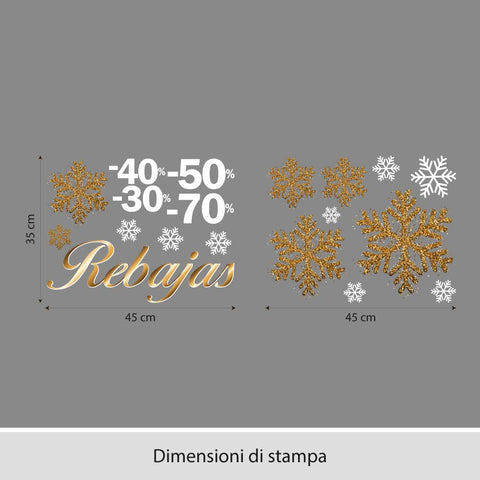 Saldi invernali | Vetrofania