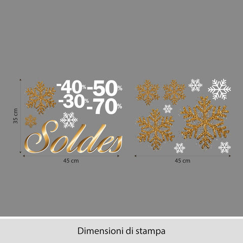 Saldi invernali | Vetrofania