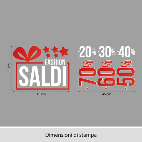 Saldi regalo | Vetrofania