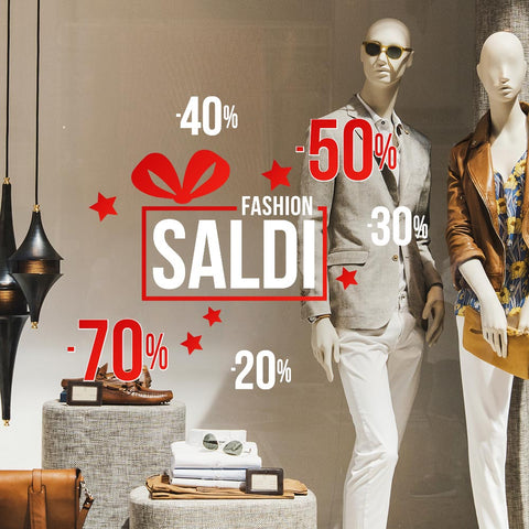 Saldi regalo | Vetrofania