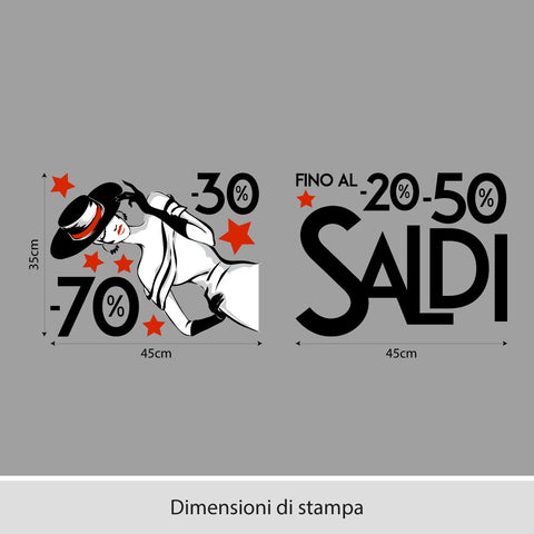 Saldi moda | Vetrofania