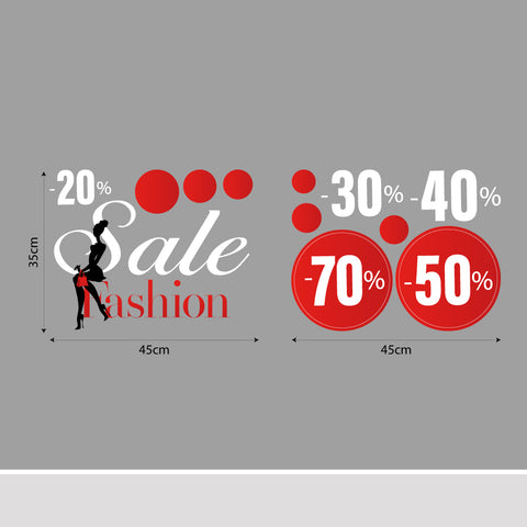 Saldi fashion | Vetrofania