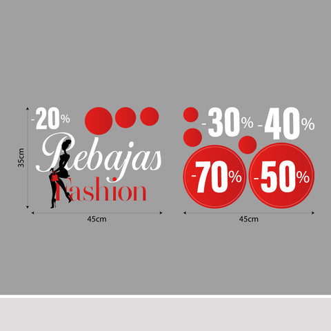 Saldi fashion | Vetrofania