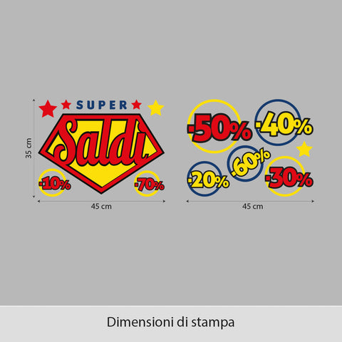 Super Saldi | Vetrofania