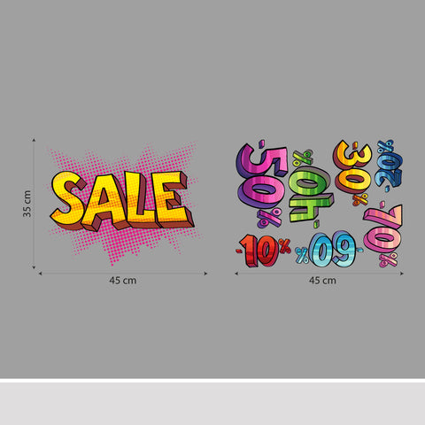 Saldi pop explosion | Vetrofania
