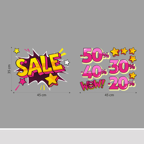 Saldi WOW | Vetrofania