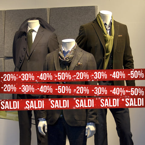 Saldi delle feste | Vetrofania