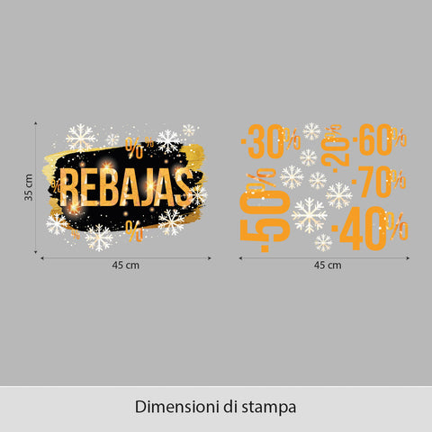 Saldi eleganti | Vetrofania