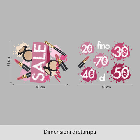 Saldi make up | Vetrofania