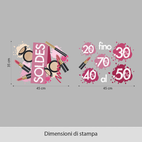 Saldi make up | Vetrofania