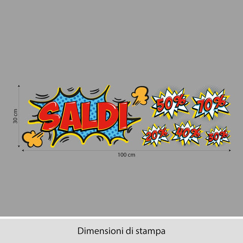 Saldi pop | Vetrofania