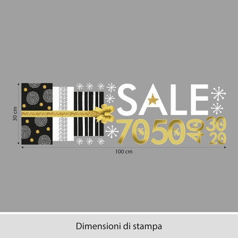 Saldi regalo | Vetrofania