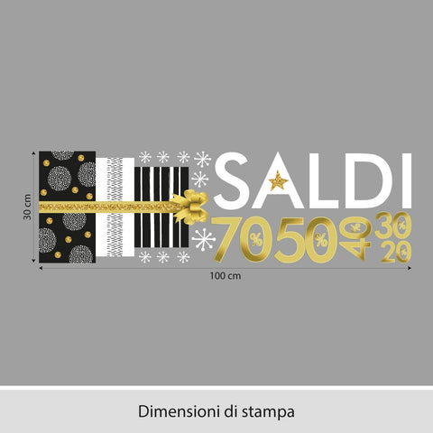Saldi regalo | Vetrofania