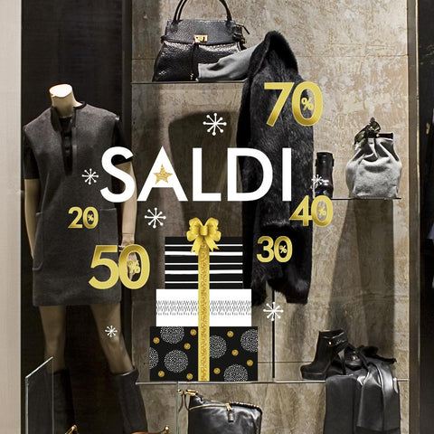 Saldi regalo | Vetrofania