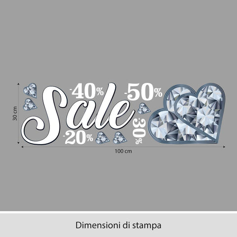 Love saldi | Vetrofania