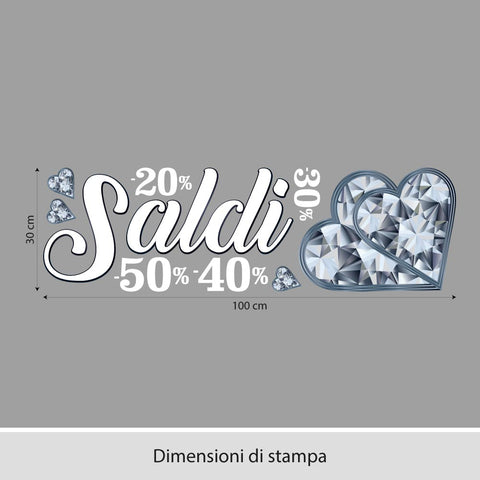 Love saldi | Vetrofania